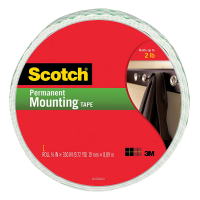 Scotch Foam Mounting Double-Sided Tape 3/4" x 350"